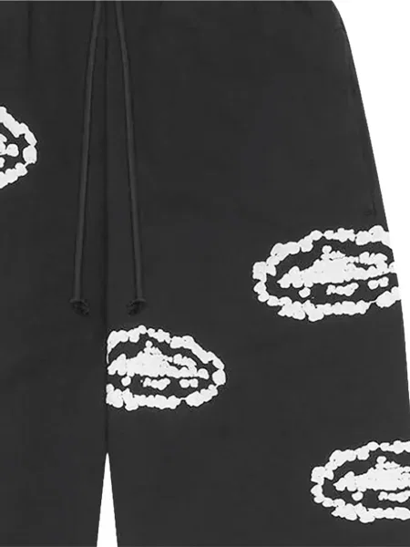 Pantaloni Denim Tears cu imagine negru