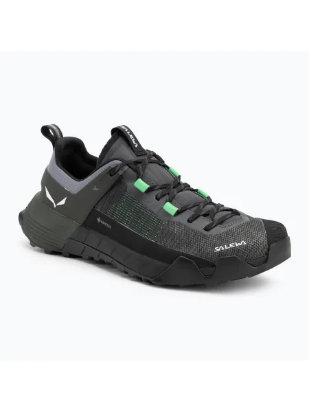 Pánske nástupové topánky Salewa Wildfire Nxt GTX onyx / irish green zelená