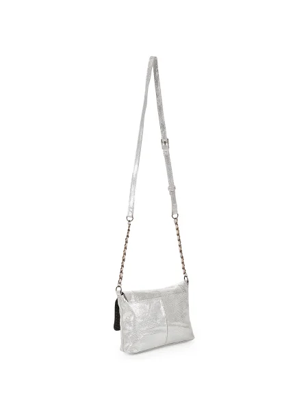 Geantă Pieces argintiu