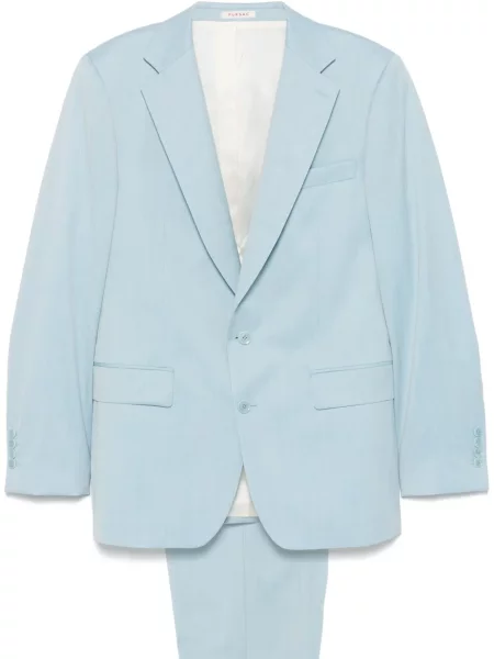 Costum Fursac cu model herringbone de costum albastru