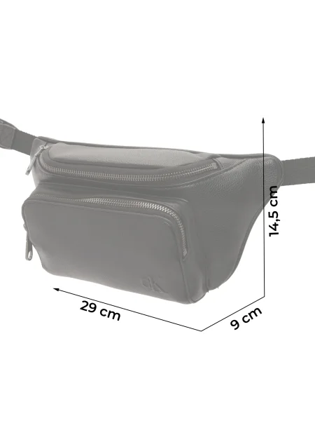 Calvin Klein Ľadvinka Webbing Strap Waistbag čierna
