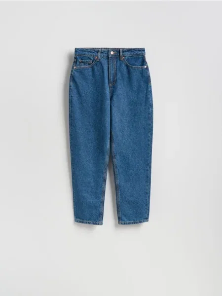 Reserved Blugi mom albastru