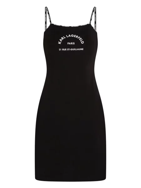 Geantă de plajă Karl Lagerfeld transparente de costum negru