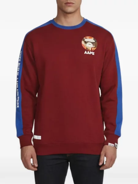 Hanorac A Bathing Ape® cu imagine roșu