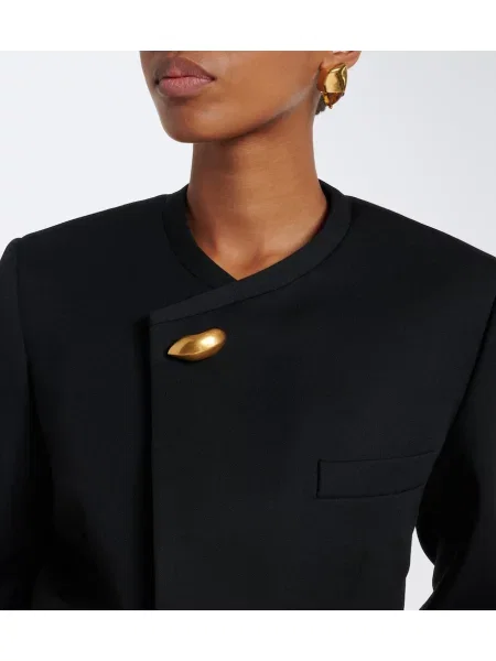 Sacou Bottega Veneta de lână negru