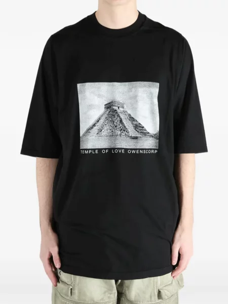 Μικρός μπλούζα Rick Owens Drkshdw με σχέδιο μαύρο
