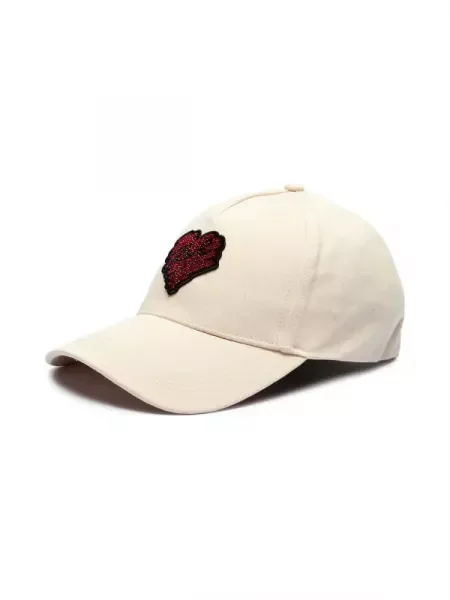 Karl Lagerfeld Baseball sapka K/HEARTS bézs