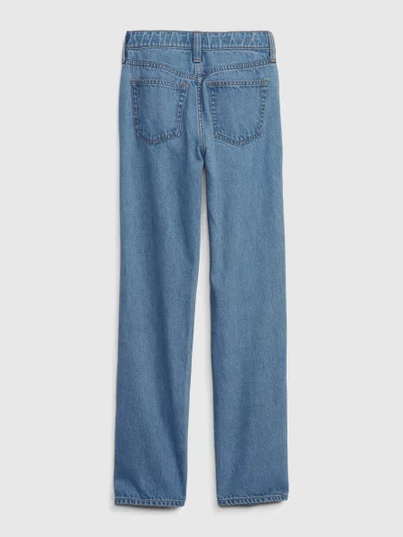 Pantaloni copii Gap alb