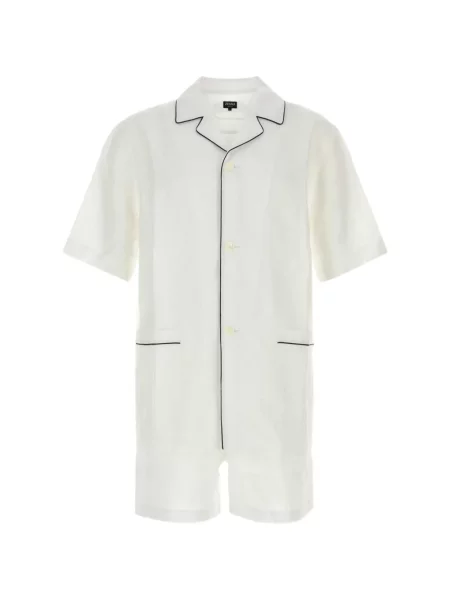 Pijamale Zegna de in alb