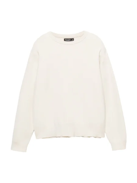 Pull&Bear Pulover alb