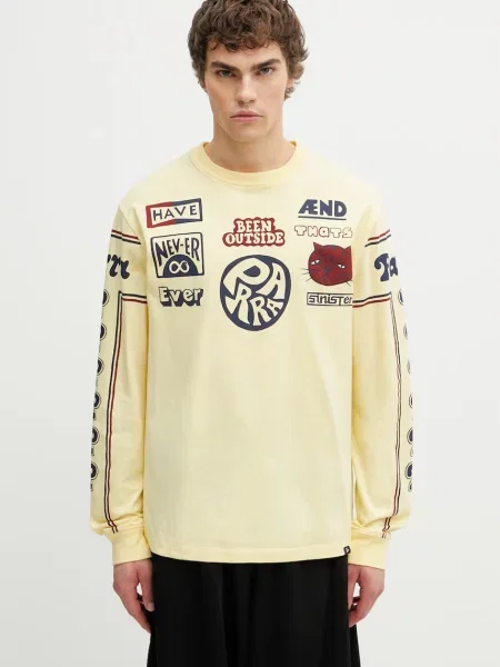 By Parra Never sinister longsleeve żółta