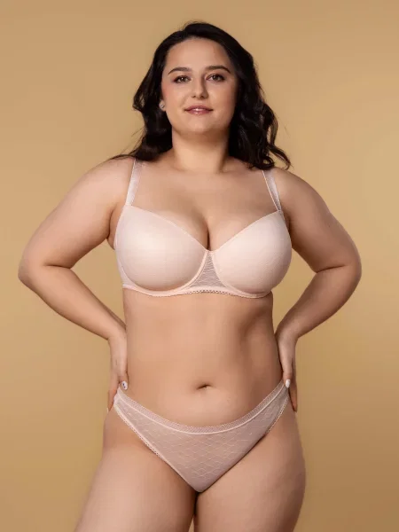 Труси brabrabra поліамід/еластан бежевий