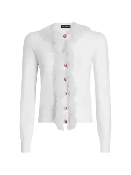 Cardigan Dolce & Gabbana alb