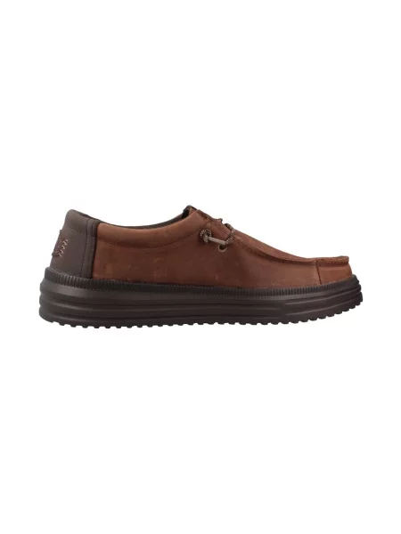 Pantofi Heydude din piele maro