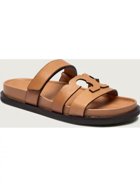 TORY BURCH De piele șlapi INES maro