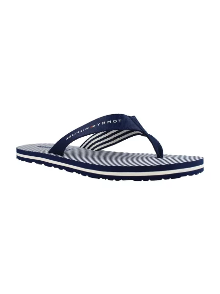 Dámske žabky Tommy Hilfiger Ithaca Stripe Summer preppy navy modrá