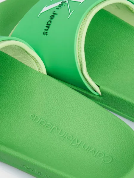 Шлепанцы Calvin Klein Jeans зеленые