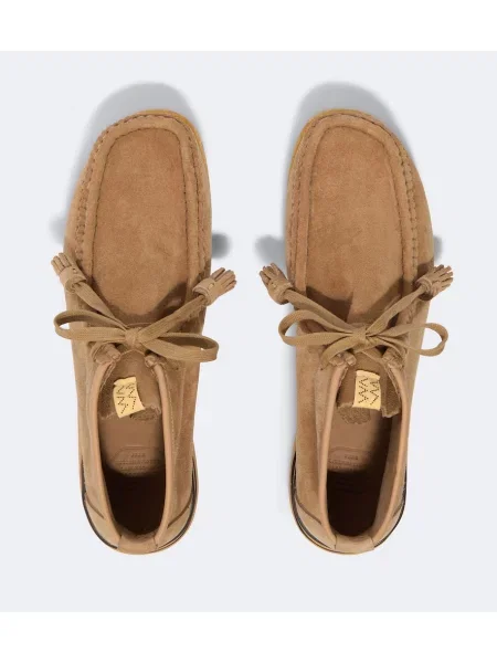 Велурени пустинни ботуши Visvim бежово
