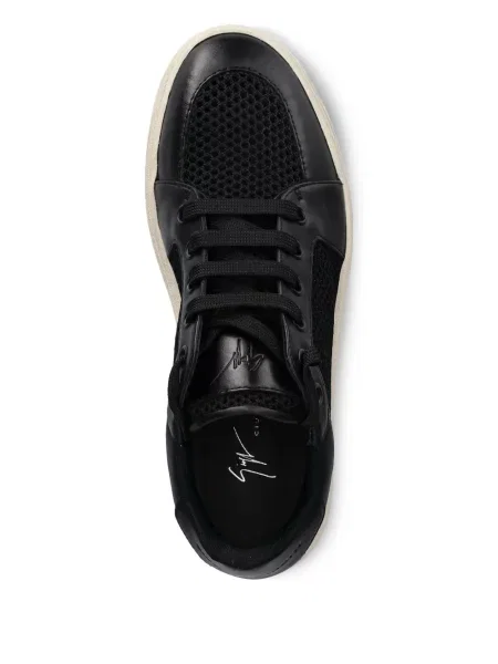 Tenisky Giuseppe Zanotti se síťovinou černé