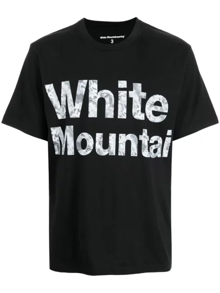 Tricou White Mountaineering cu imagine alb