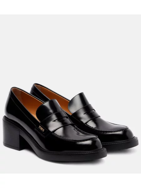 Pantofi cu toc Tod's din piele negru