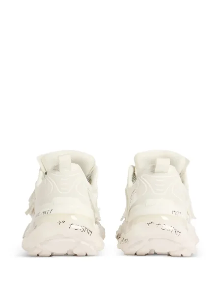 Sneakerși Dsquared2 cu șireturi din dantelă alb