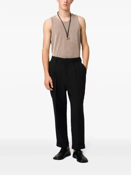Pantaloni Ami Paris negru