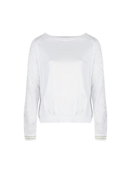 Bluza z kapturem Liu Jo z kapturem biała