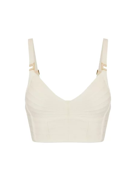 Top Elisabetta Franchi beżowy