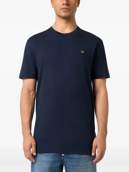 Tričko Philipp Plein modrá