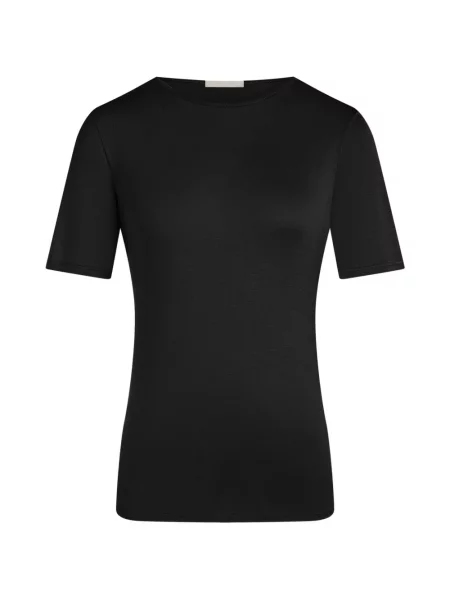 Tricou 12 Storeez de mătase negru