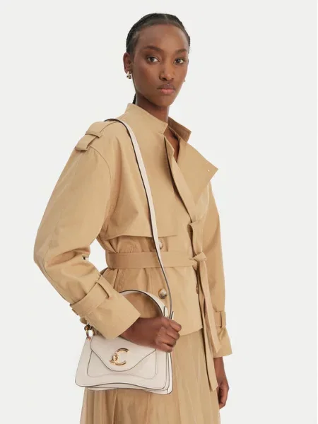 Coccinelle Ročna torba SSK Coccinelle C-ME Calf E1 SSK 18 04 01 Écru