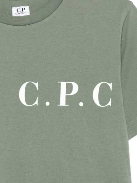 Koszulka dziecięca C.p. Company zielona