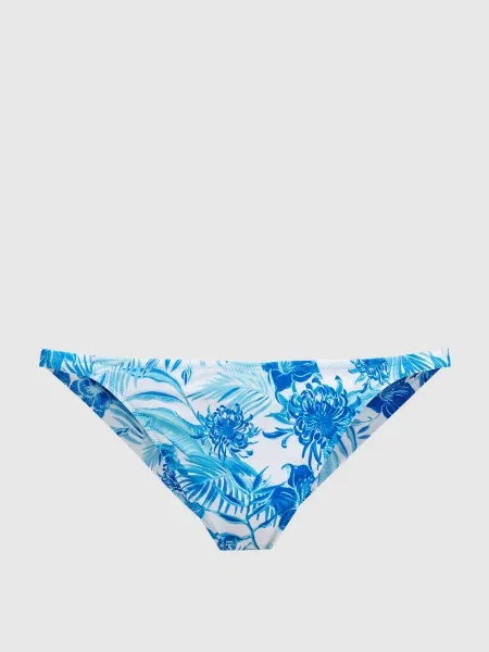 Трусики танга від купальника TAHITI FLOWERS Vilebrequin білі