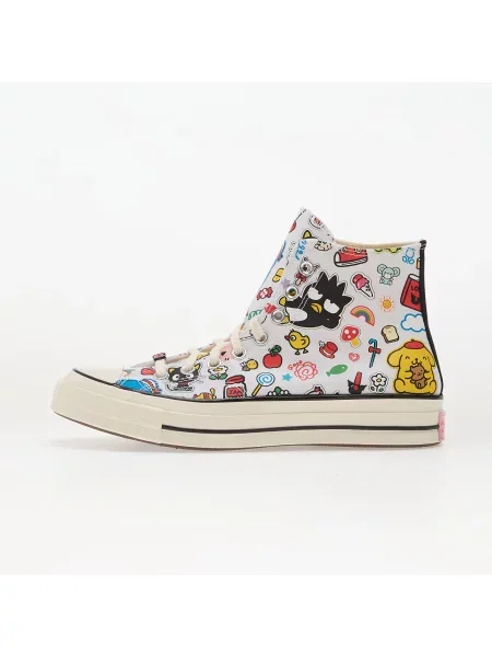 Сникърси Converse x Hello Kitty and Friends Chuck 70 Hi White/ Pink/ Green EUR 36 бяло