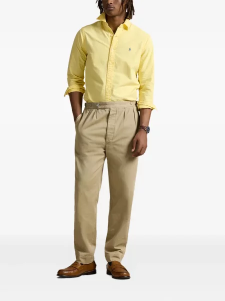 Șapcă Polo Ralph Lauren din fleece cu dungi cu volane albastru