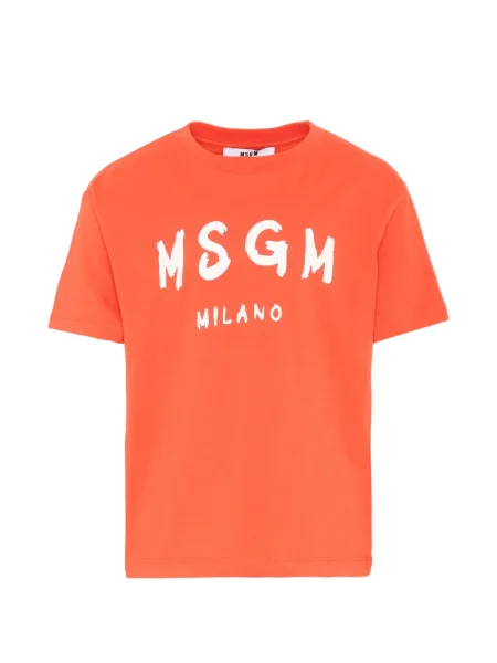 Koszulka dziecięca Msgm pomarańczowa