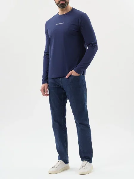 Лонгслів Trussardi синій