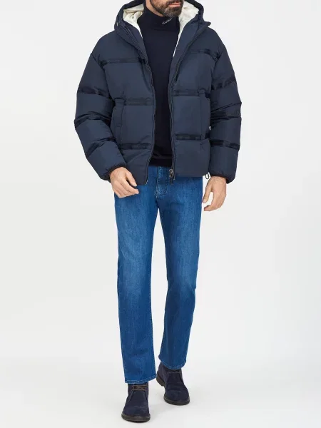 Пуховик Emporio Armani синій