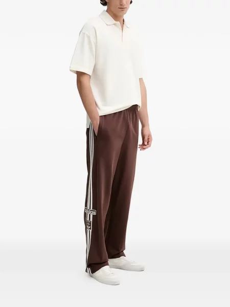 Pruhované běžecké běžecké boty Adidas Run 70S s potiskem černé