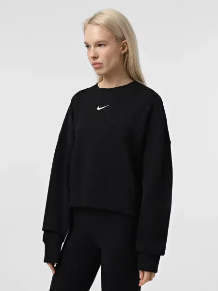 Світшот NIKE Sportswear Phoenix Fleece бавовна/поліестер чорний