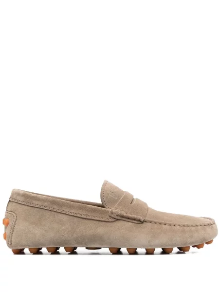 Pantofi loafer Tod's din piele de căprioară