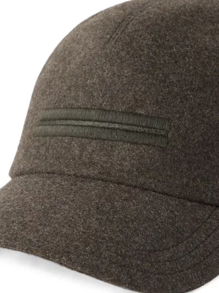 Șapcă Zegna din cașmir verde