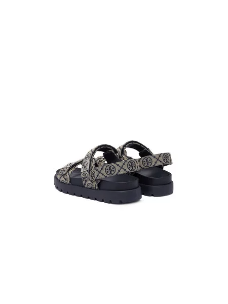 Sandály Tory Burch Tmavomodrá