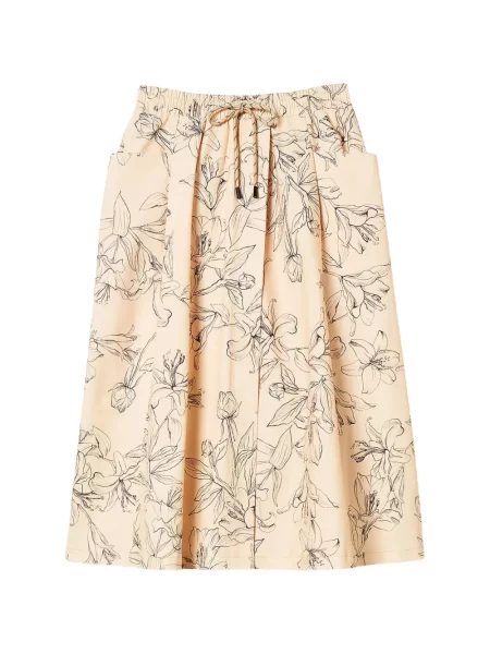 Fustă midi Twinset cu model floral cu imagine