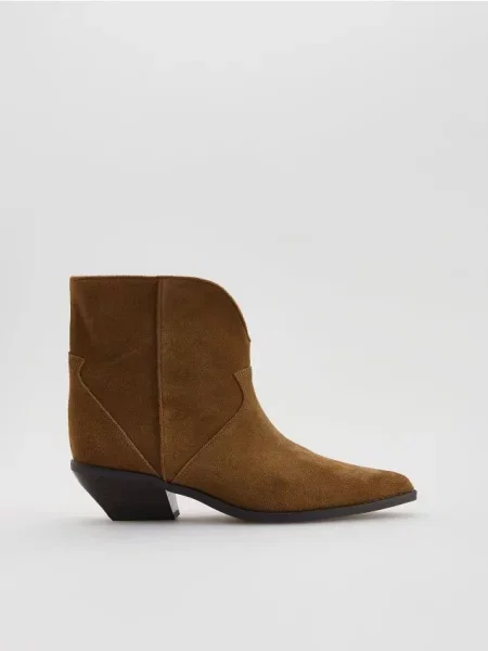 Reserved Замшеві черевики бежевий