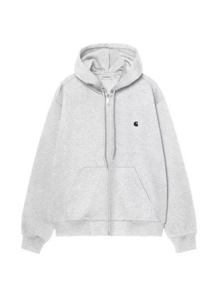Hanorac cu glugă Carhartt Wip cu broderie gri