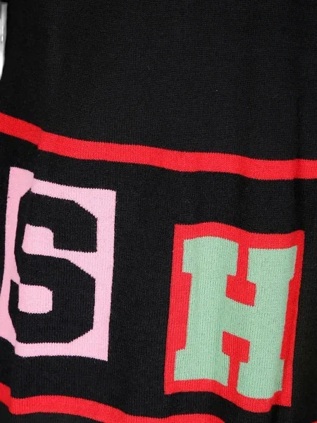 Pulover Comme Des Garçons Shirt cu decolteu rotund negru