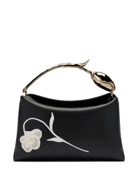 Geantă shopper Erdem din piele negru