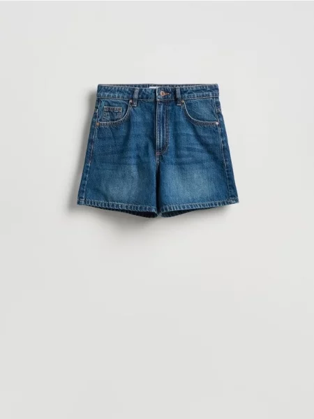 Reserved Джинсові шорти темно-синій сині
